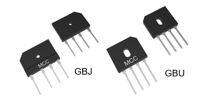 Micro Commercial Components (MCC) 600V & 800V Planar Low Vf Bridge Rectifiers Micro Commercial Components (MCC) 600V & 800V Planar Low Vf Bridge Rectifiers